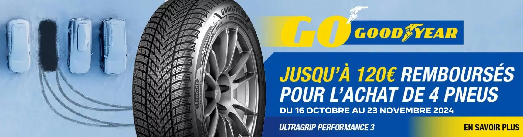 Offre pneus Goodyear